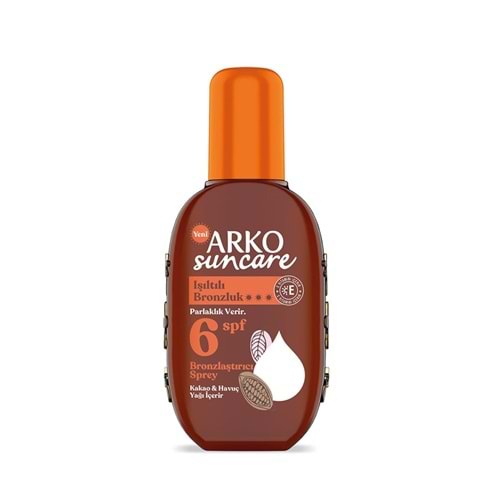 Arko Suncare Bronzlaştırıcı Sprey Spf6 220 Ml