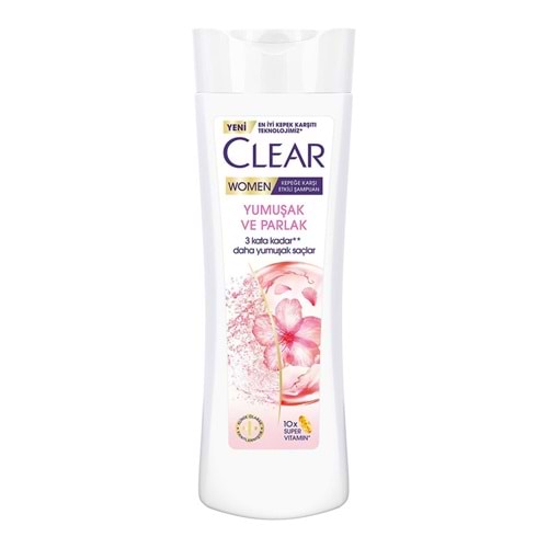 Clear Women Saç Bakım Şampuanı Yumuşak Ve Parlak 350 Ml