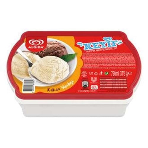 Algida Keyif Kakao Vanilya 1800 Ml