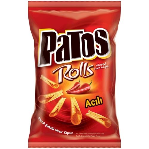 Patos Rolls Acı Kırmızı Biber Aromalı 109 Gr