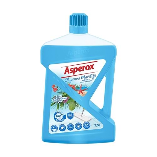 Asperox Yüzey Temizleyici Parfümlü Okyanus Maviliği Sedir & Sardunya Paçuli 2.5 Lt