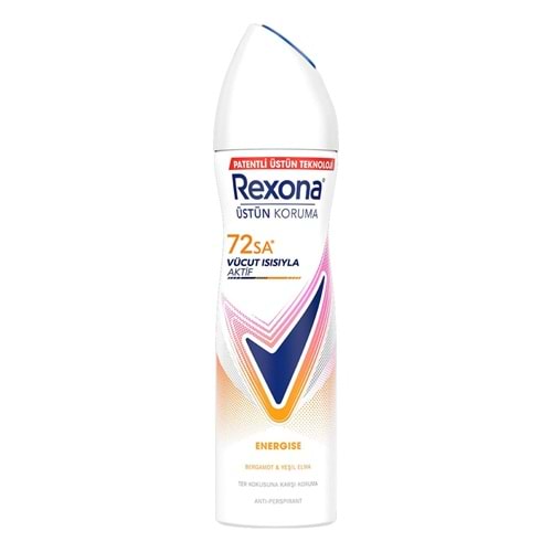 Rexona Kadın Sprey Deodorant Energise 150 Ml