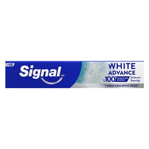 Signal Diş Macunu White Advance Karbonat Beyazlığı 70 Ml