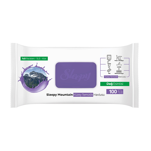 Sleepy Easy Clean Yüzey Temizlik Havlusu 100 Lü Dağ Esintisi