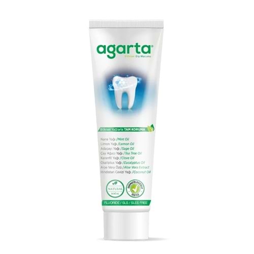 Agarta Doğal Diş Macunu Bitki Özlü 100 Ml