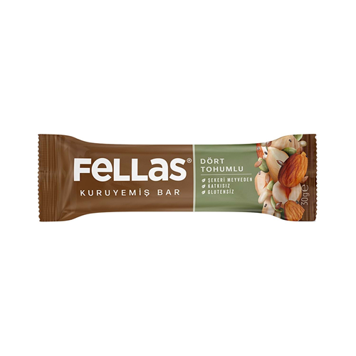 Fellas Dört Tohumlu Kuruyemiş Bar 30 Gr