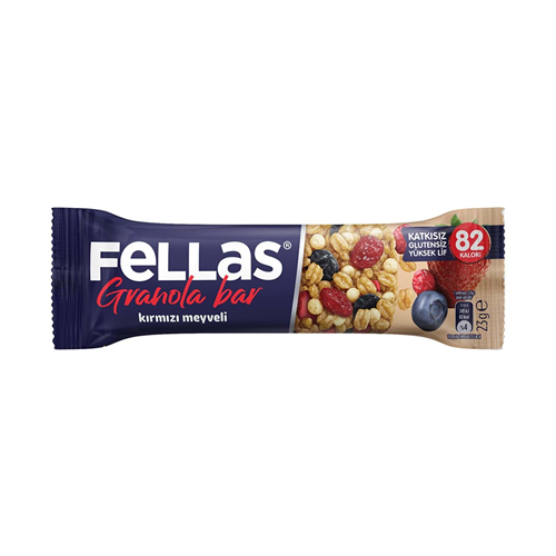 Fellas Granola Bar Kırmızı Meyveli 23 Gr