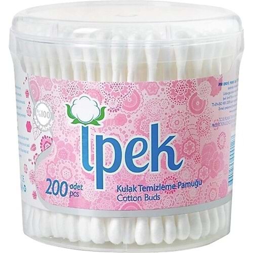 İpek Kulak Çubuğu 200 Lü Yuvarlak