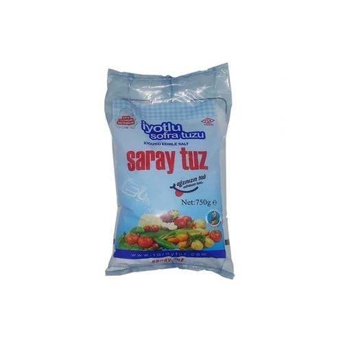 Saray Rafine İyotlu Tuz 750 Gr