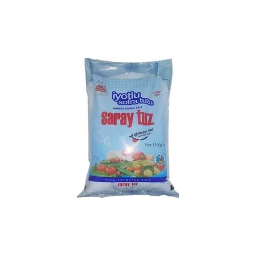 Saray Rafine İyotlu Tuz 1.5 Kg