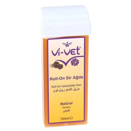 Vi-Vet Kartuş Roll On Sir Ağda Naturel 100 Ml