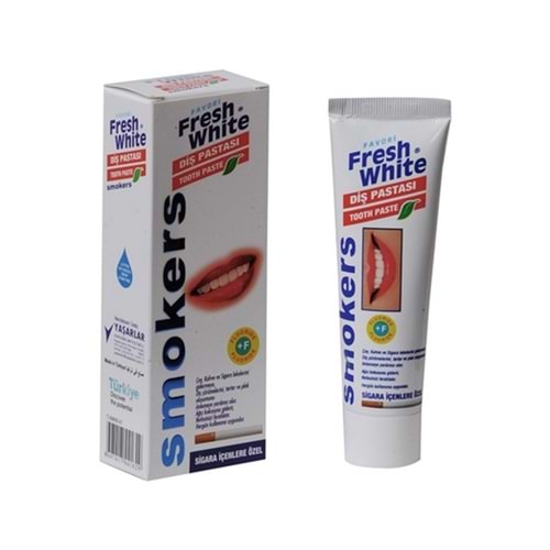 Fresh White Diş Beyazlatıcı Sigara İçen Smokers 90 Gr