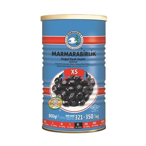 Marmarabirlik Zeytin Ekstra (Xs) 800 Gr Teneke