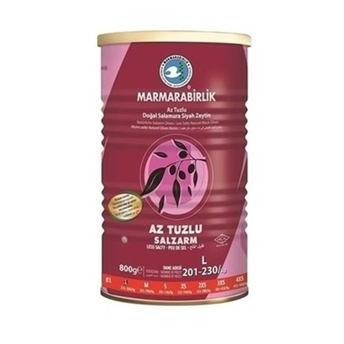 Marmarabirlik Zeytin Hiper (L) Teneke 800 Gr