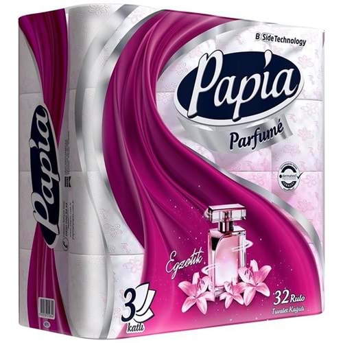 Papia Tuvalet Kağıdı 32 Li Egzoztik 3 Katlı