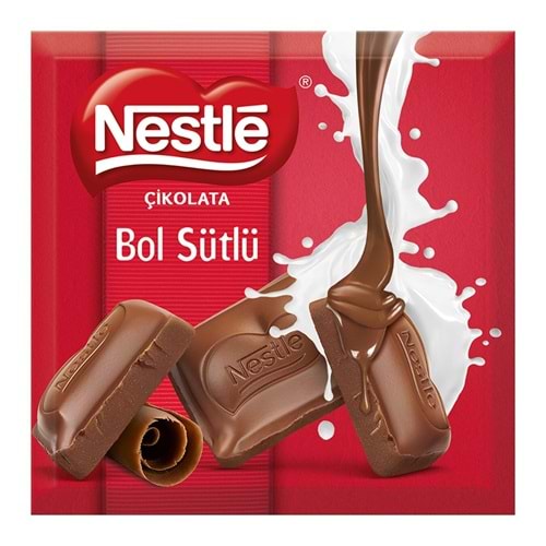 Nestle Classic Bol Sütlü Kare Çikolata 60 Gr