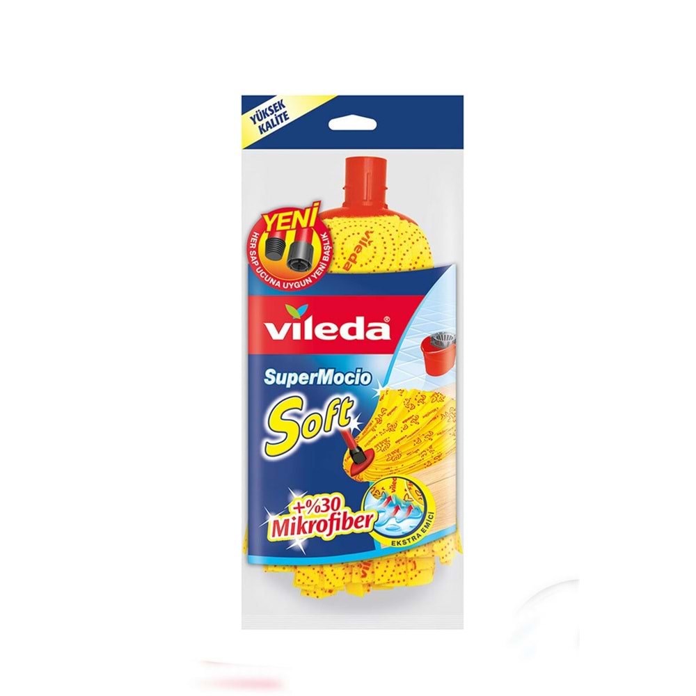 Vileda %30 Microfiberli Soft Paspas