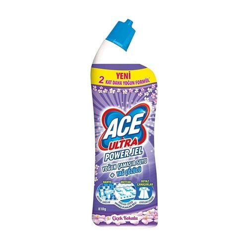 Ace Ultra Power Jel Okaliptus Yoğun Çamaşır Suyu Yağ Çözücü 750 Ml