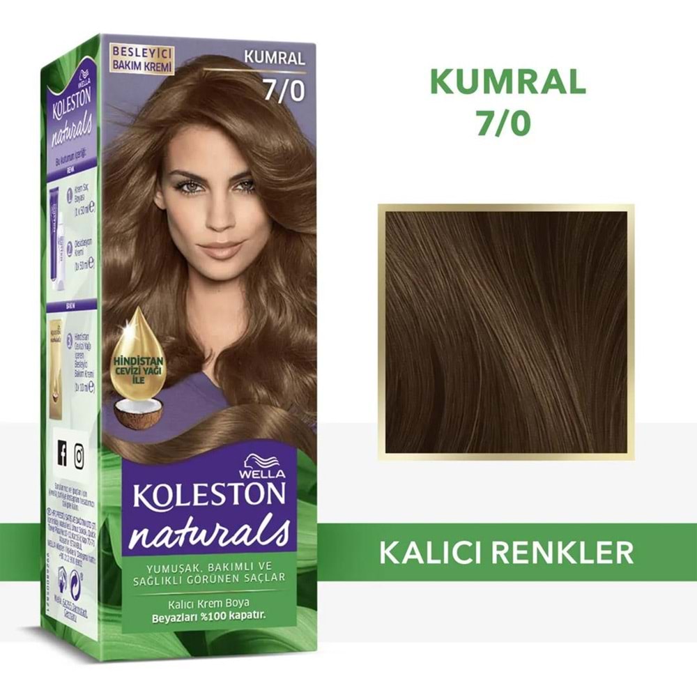 Koleston Saç Boyası Naturel 7/0 Kumral
