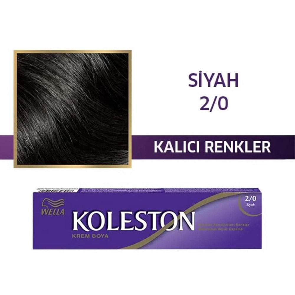 Koleston Tüp 2/0 Siyah