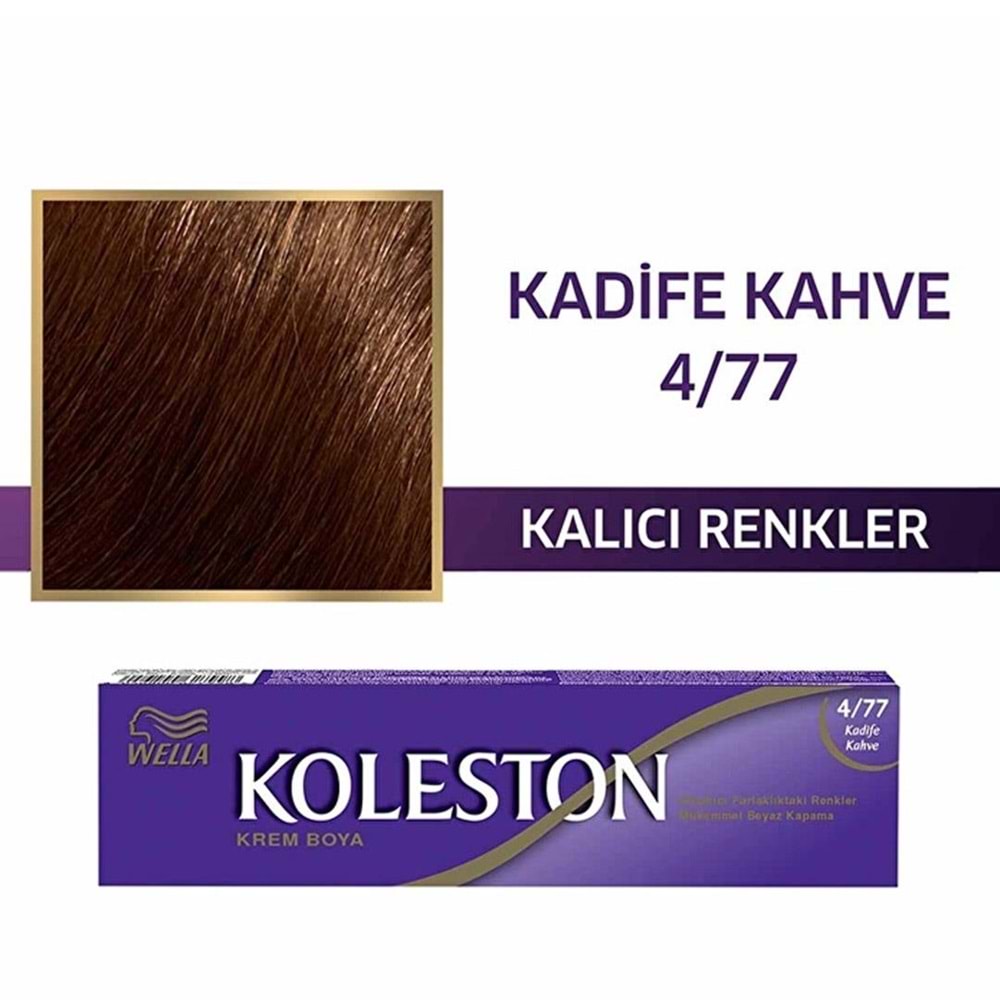 Koleston Tüp 4/77 Kadife Kahve