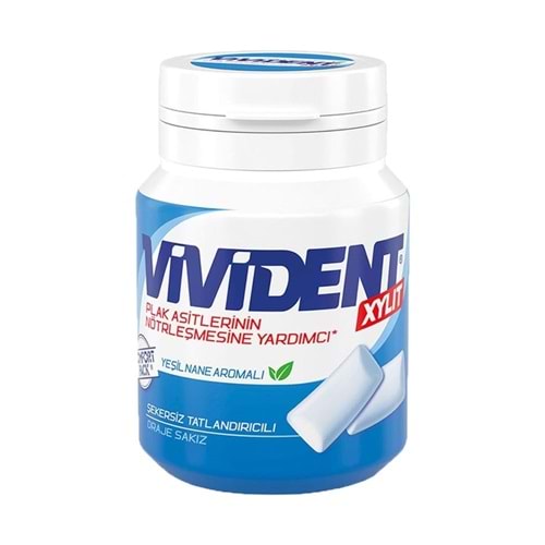 Vivident Xylit Yesıl Nane Aromalı Sakız 67 Gr
