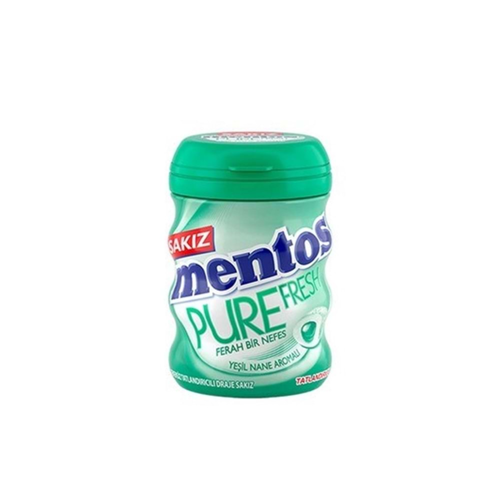 Mentos Pure Fresh Yeşil Nane Aromalı Draje Sakız 30 Gr