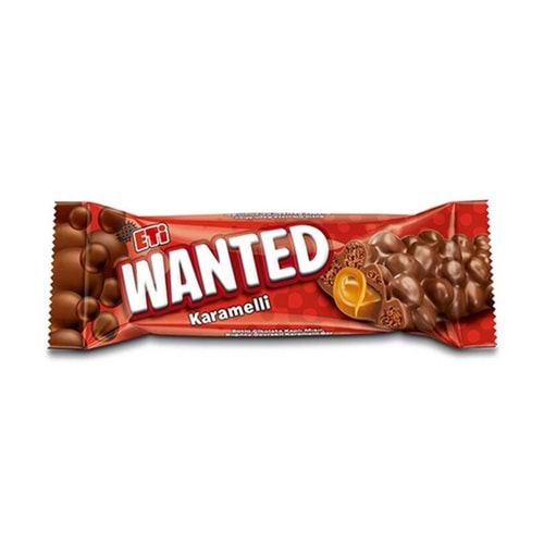 Eti Wanted Karamelli Bar Çikolata 22 Gr