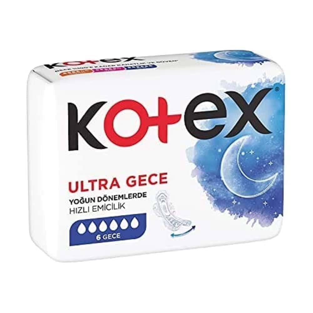 Kotex Ped Ultra Gece Single 6 Lı