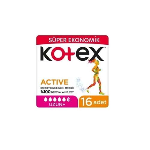 Kotex Active Uzun Süper Eko 16 Li