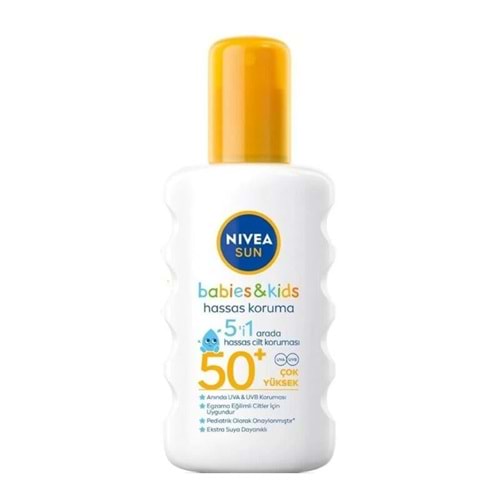 Nivea Sun Kids Hassas Koruma Güneş Spreyi 50 + 200 Ml