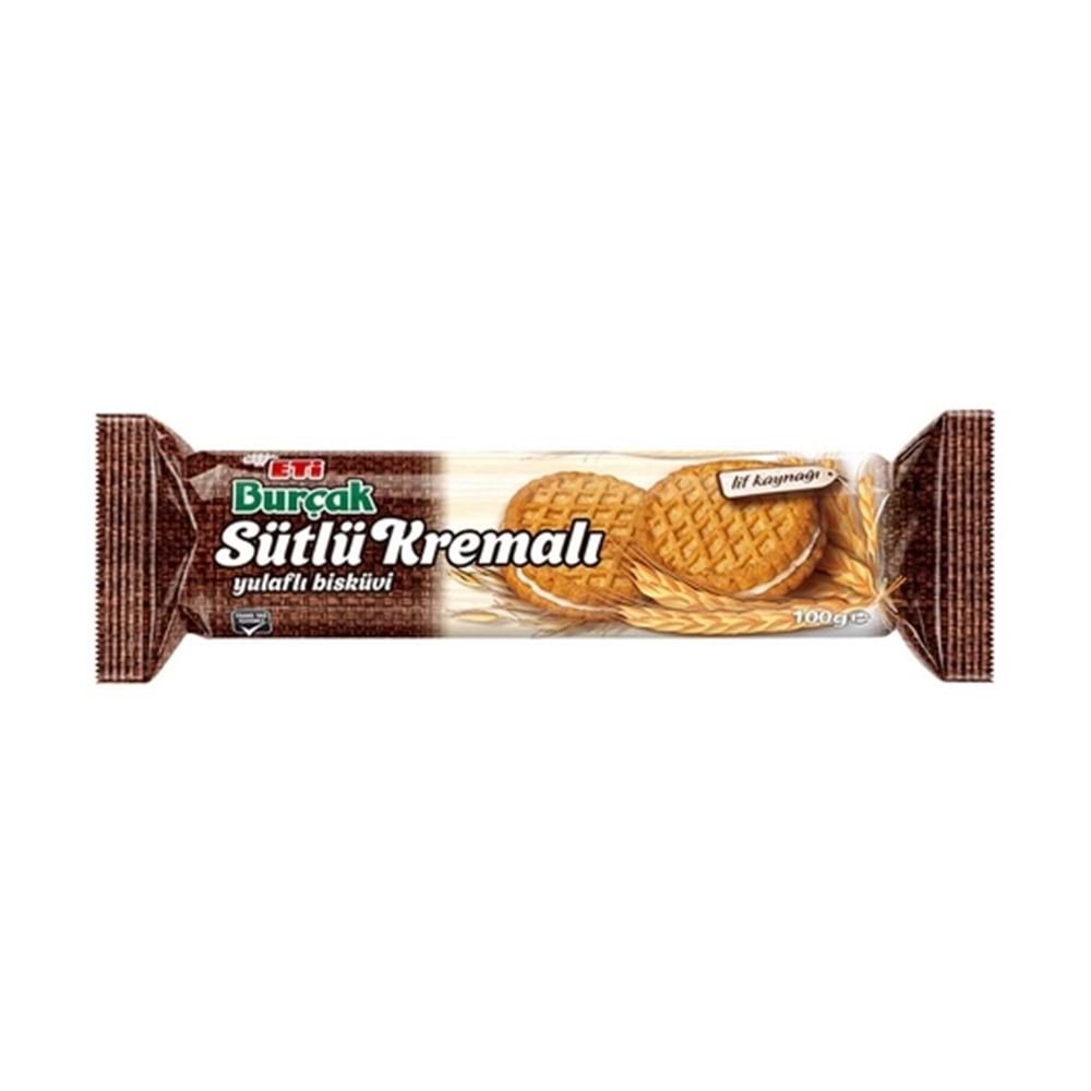 Eti Burçak Sütlü Kremalı Bisküvi 100 Gr