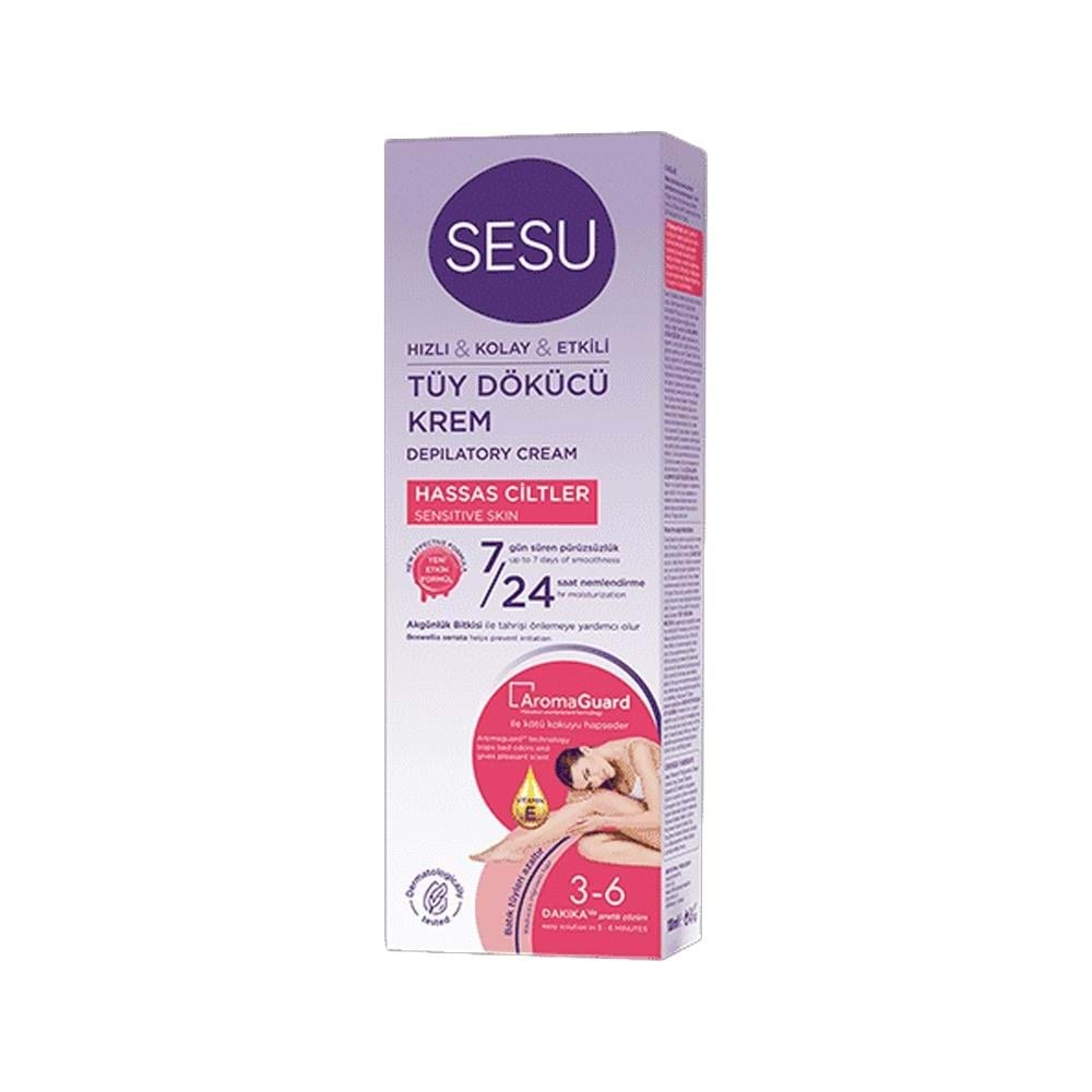 Sesu Tüy Dökücü Krem Hassas Cilt 40 Ml