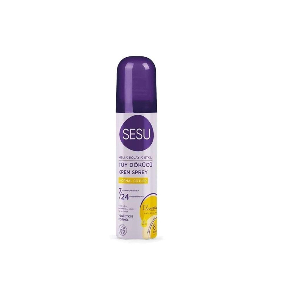 Sesu Tüy Dökücü Krem Sprey Normal Ciltler 150 Ml