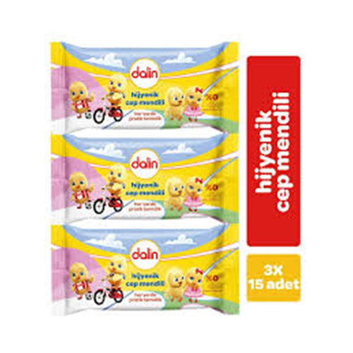 Dalin Cep Mendil Hijyenik 15X3 Lü