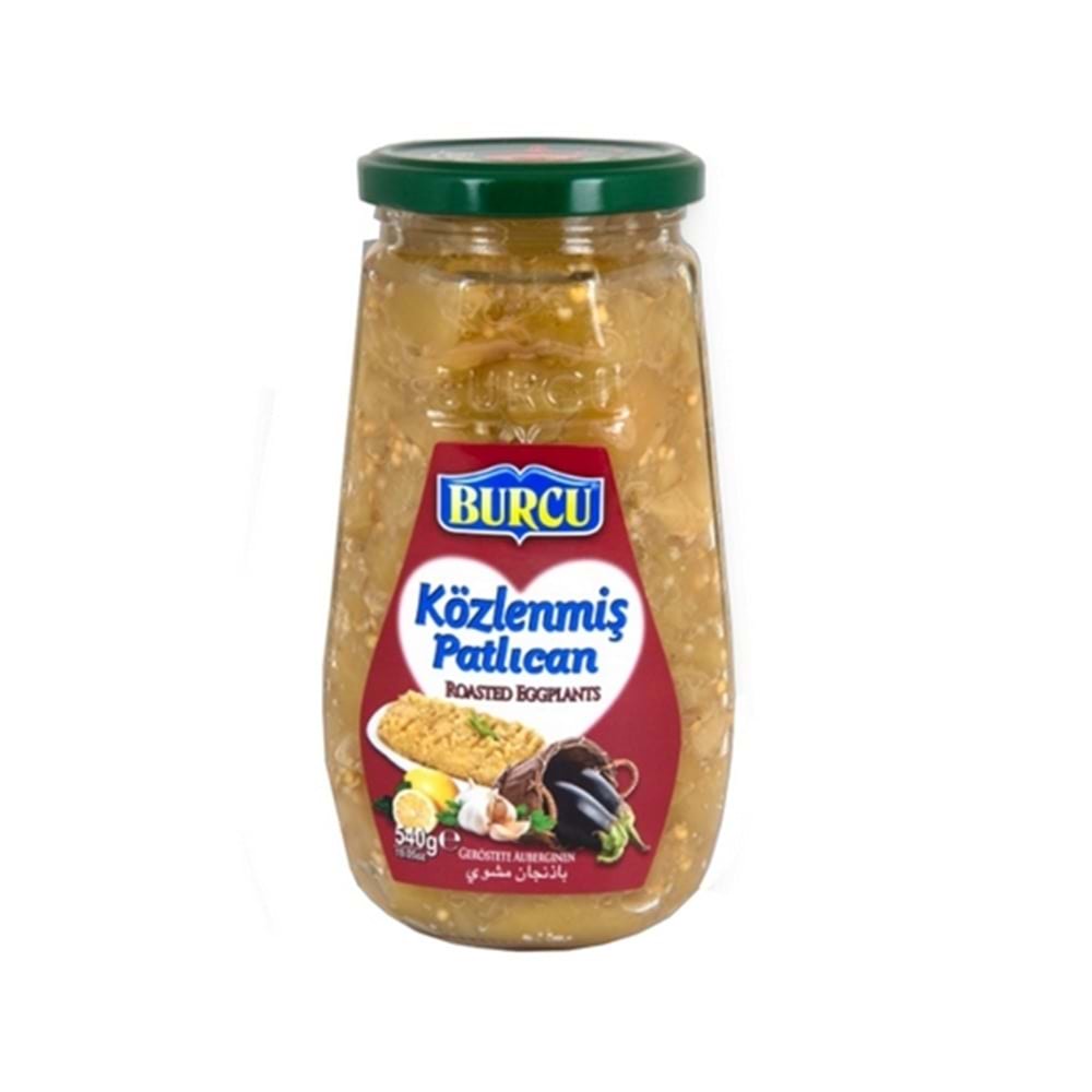 Burcu Közlenmiş Patlıcan 540 Gr Cam