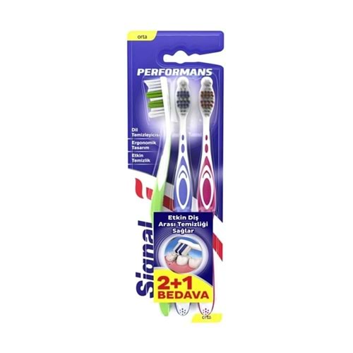 Signal Diş Fırçası Performans 2 + 1 Orta