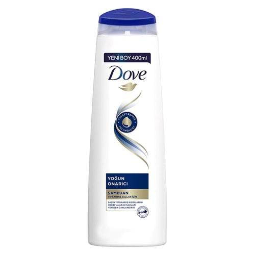 Dove Yıpranmış Saçlar İçin Yoğun Onarıcı Şampuan 400 Ml