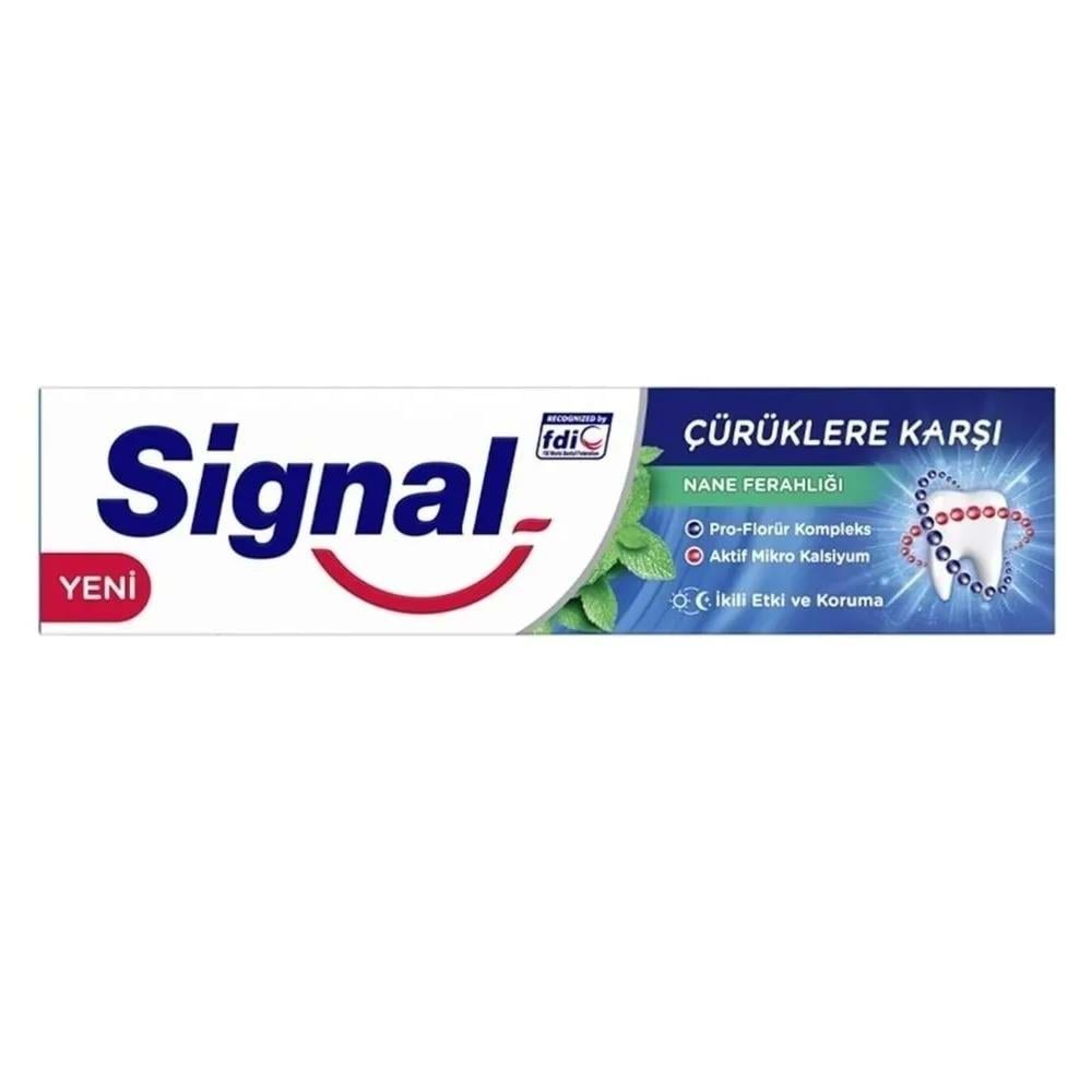 Signal Çürüklere Karşı Nane Ferahlığı Diş Macunu 50 Ml