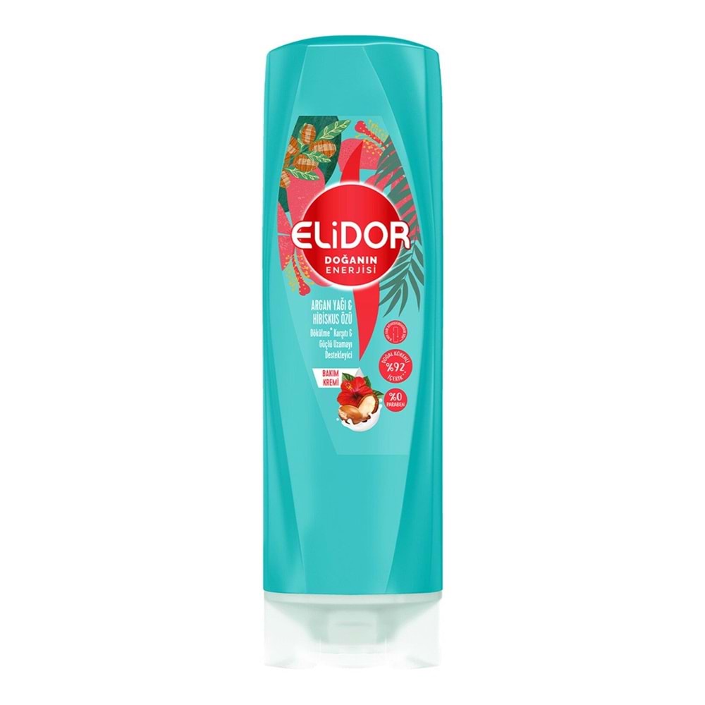 Elidor Saç Kremi Sağlıklı Uzayan Saçlar Argan Yağı 350 Ml