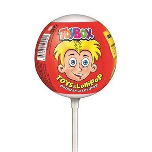 Toybox Top Oyuncaklı Lolipop Şekerleme 11 Gr