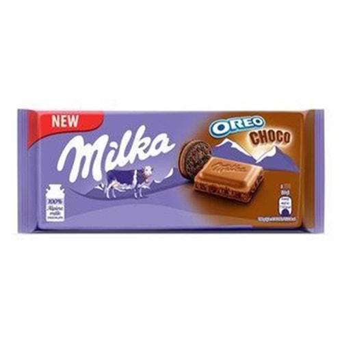 Milka Oreo Choco Bisküvili Tablet Çikolata 100 Gr
