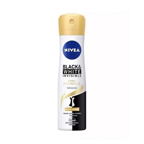 Nivea Bayan Deodorant Black White İnvisible 150 Ml