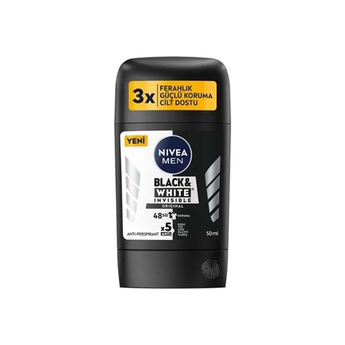 Nivea Stick 50 Ml Black & Whıte Invısıbıle Orjınal