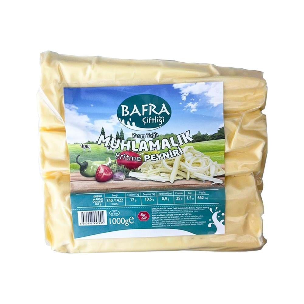 Bafra Çiftliği Kuymaklık Telli Peynir 1000 Gr