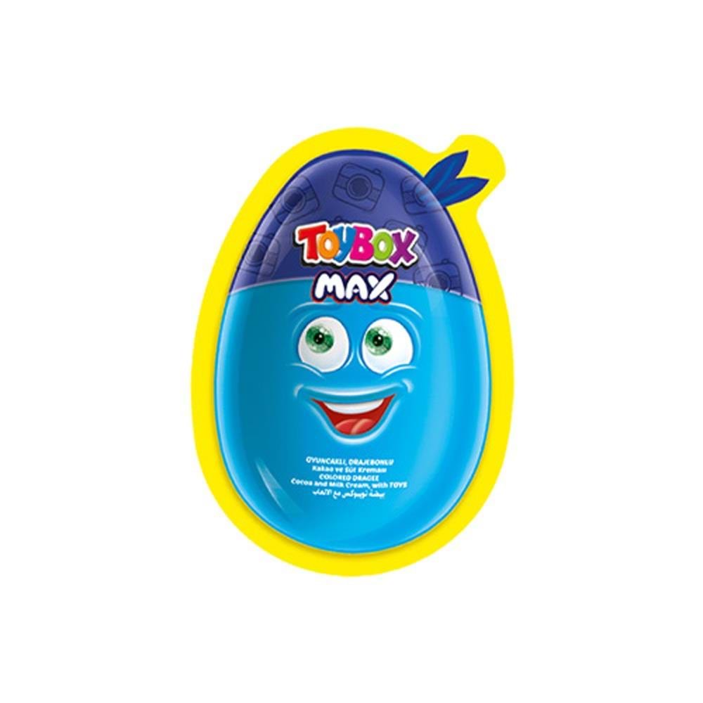 Toybox Max Oyuncaklı Çikolata Yumurta 20 Gr Mavi