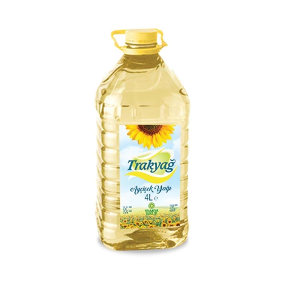 Trakyağ Ayçiçek Yağı 4 Lt