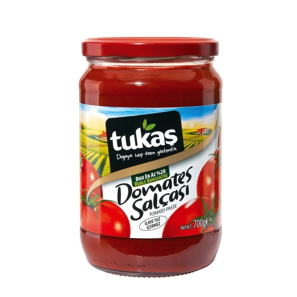 Tukaş Domates Salçası 700 Gr Cam