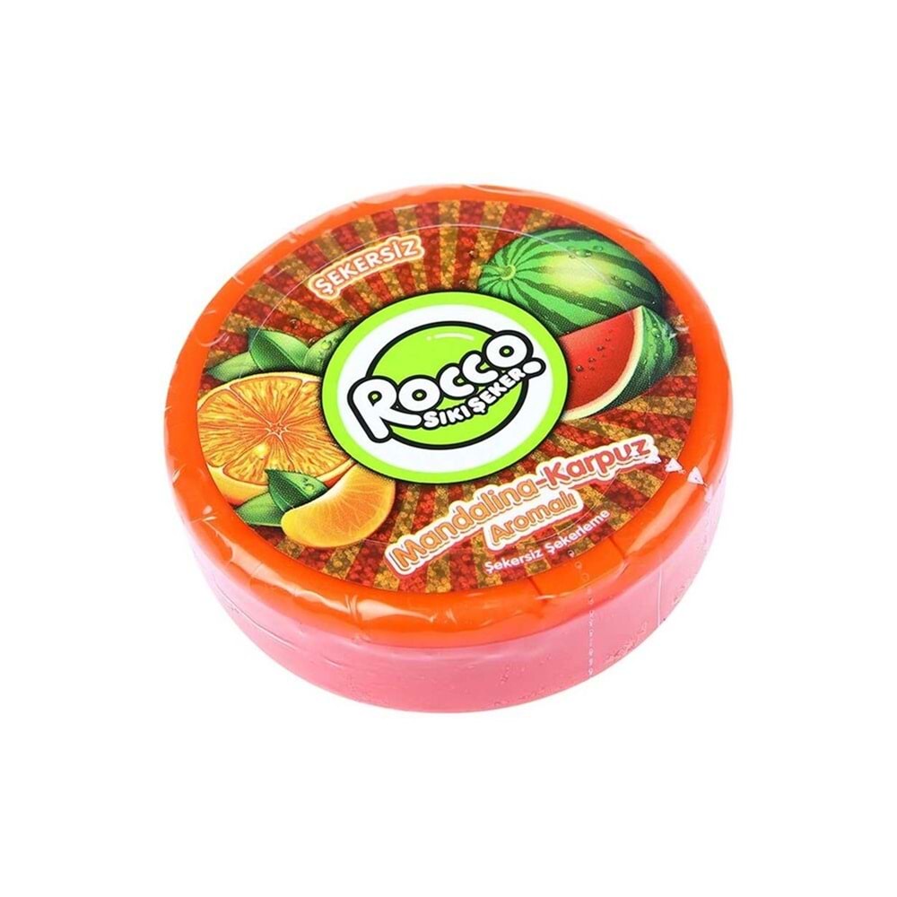 Rocco Sıkı Şeker Mandalina Karpuz Aromalı 12 Gr