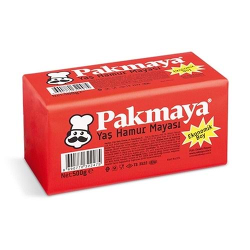 Pakmaya Yaş Hamur Mayası 500 Gr